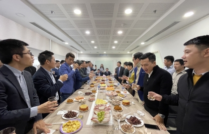 Sigma tưng bừng tổ chức tiệc khai xuân tại văn phòng